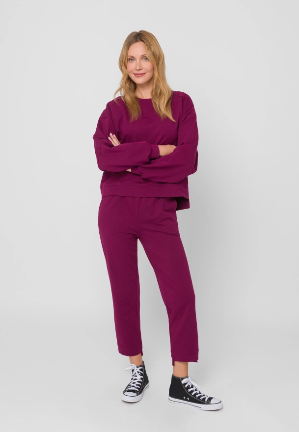 Spodnie dresowe w kolorze bordowym