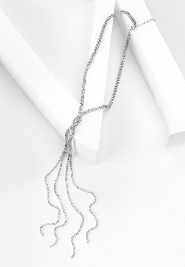 Naszyjnik wysadzany cyrkoniami