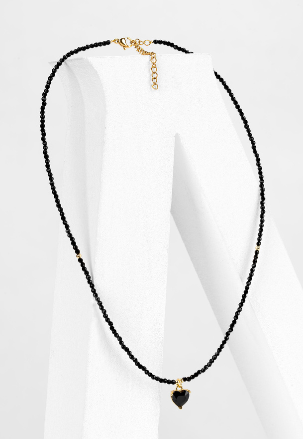 Delikatny naszyjnik z koralików