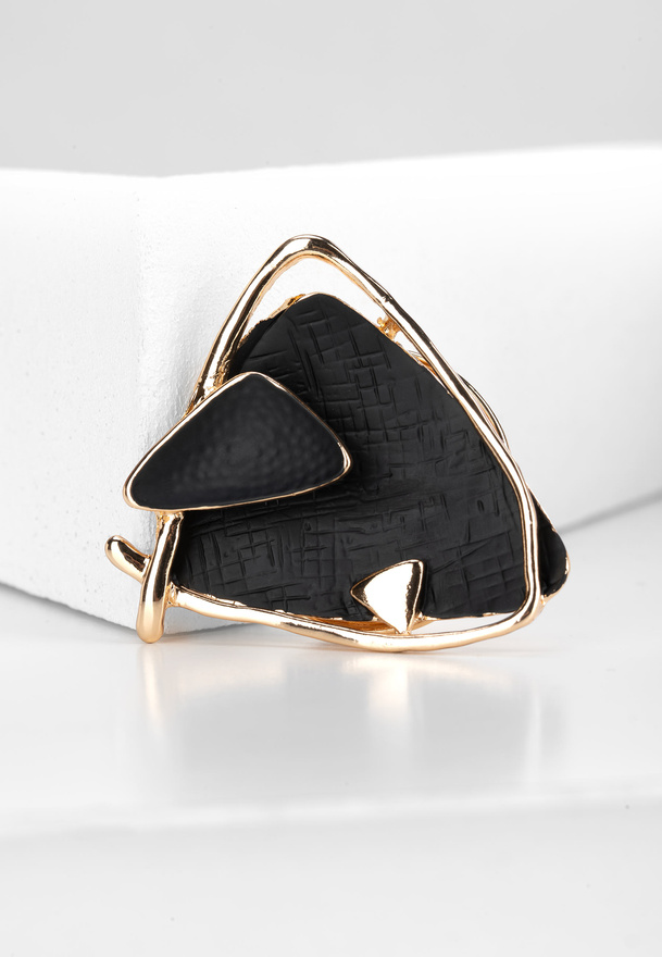 Trójkątna broszka na magnes