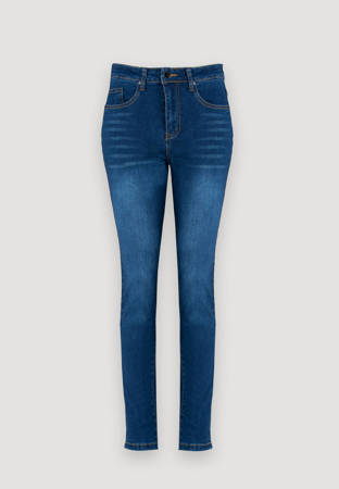 Niebieskie bawełniane jeansy